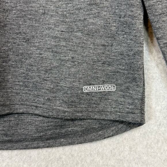Omni-Wool Baselayer Shirt Size L Wool Blend Crew Neck Double Layer Gorpcore - Picture 5 of 15
